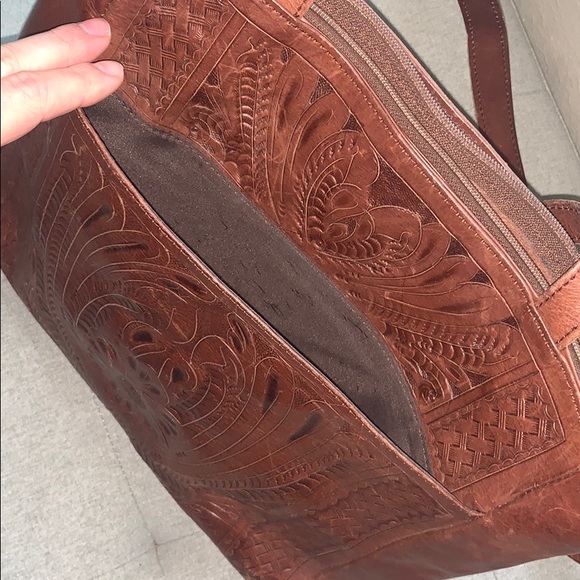 Texan Leather shoulder bag - Picture 4 of 11